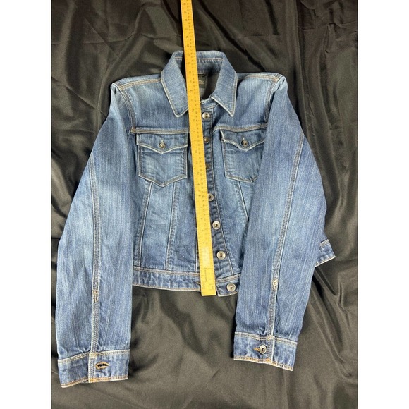 Banana Republic Blue Jean/Denim jacket women's Large - Picture 4 of 6